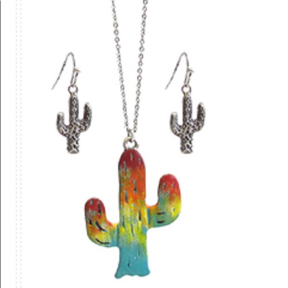 Necklace and earrings
